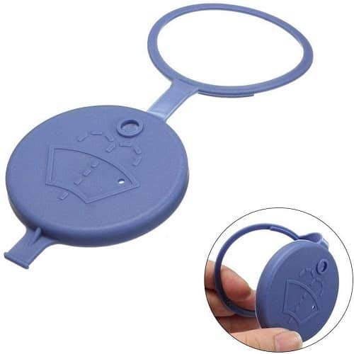 AUTOZOCO - Tapa de cierre deposito de agua del limpiaparabrisas azul - tapa tanque limpiaparabrisas - lista de compatibilidad: Citroen, Peugeot, Fiat Cover