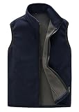 chaleco de pescador/fotógrafo yard sport concept DISEÑO DE CUELLO ALTO -- Protege la parte de su cuerpo más frío de viento frío, con diseñado estilo ocio con cuello clásico se adaptado para la moyoría persona: hombre, señor, elder, trabajador, chico, adolescentes