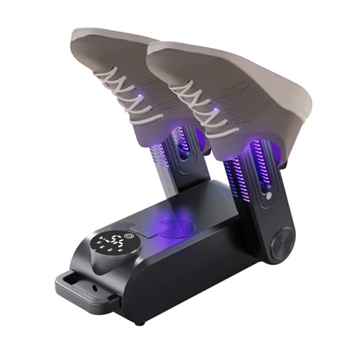 Fierudeng Secador de Botas - Calentador Multifuncional Eléctrico Desodorizante para Botas - Máquina Secadora para Zapatos Deportivos Calcetines Guantes Gorros