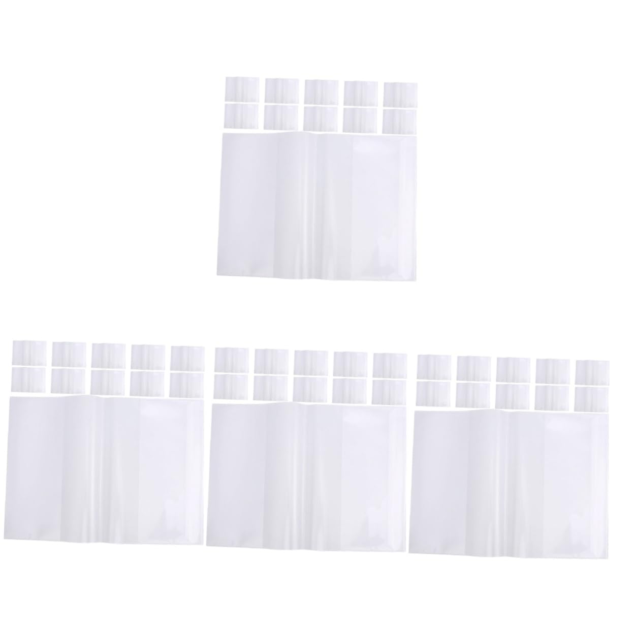 STOBOK 80stücke Transparente Buchumschläge Wiederverwendbare Buchschoner Wasserdichtem Für Schulbücher Notizbücher Und Lehrmaterialien Für Schüler Und Studenten