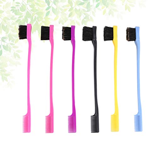 Pente de sobrancelha com cabeça dupla para sobrancelhas, pente de propósito, ferramenta de cuidados