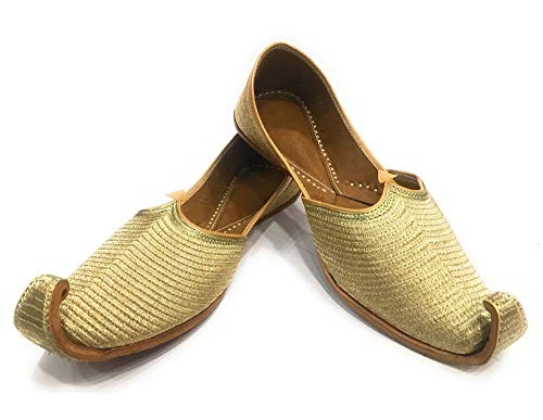 Mens Khussa Shoes Mojari Punjabi Jutti Ethnic Boho Handmade Bridal Jooti2