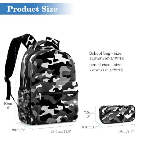 Ensemble de 2 sacs d'école garçon et fille avec cartable et trousse