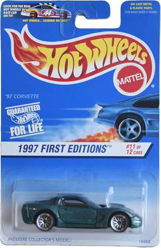 Hot Wheels 97 Corvette a escala 1:64 miniatura 1