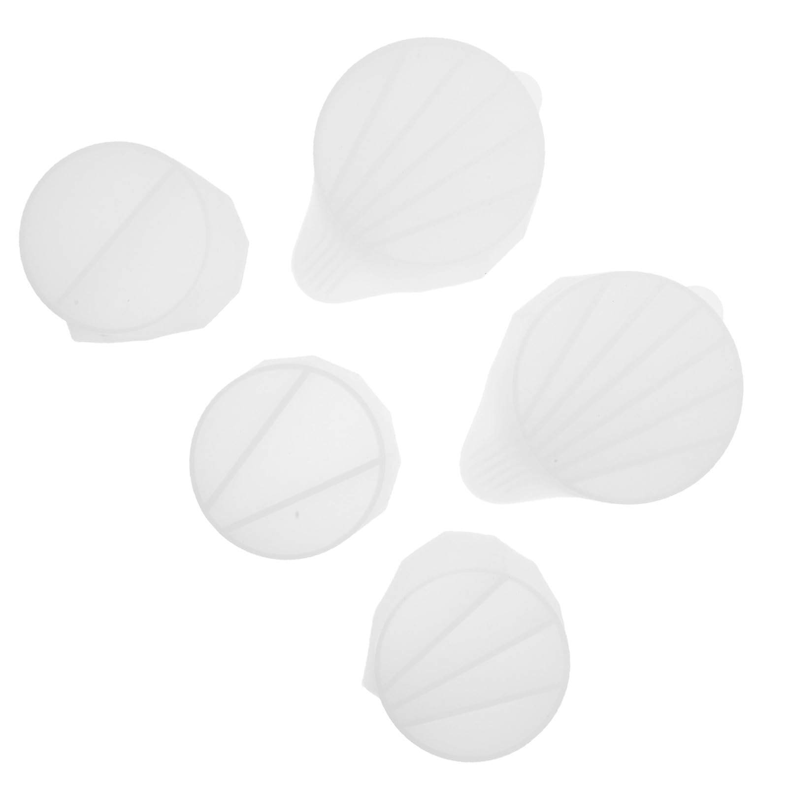 Coupelles en silicone pour mélange de résine à compartiments