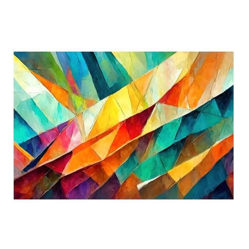 Tableau mural Structures simples au format carré pour une évasion visuelle