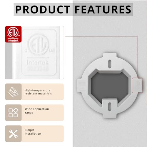 Image of BE1R Outlet Box Extender,cETLus Certified Round Ceiling Box Extender