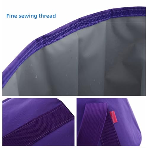 Cubeta plegable para lavado y spa de pies azul miniatura 2