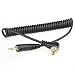 DSLRKIT 2.5mm to Male Flash PC Sync Cable Cord with Screw Lock