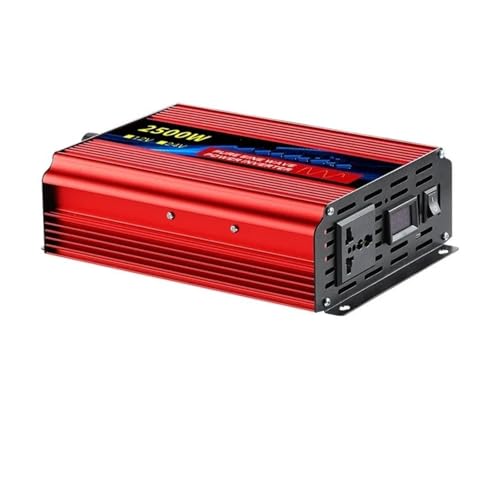 Onduleur Sinusoïdal Pur 2500W avec prise universelle et chargeur 12V