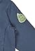 Sterntaler Babyjacke zum Wenden – mit Kapuze & Dino Rexi-Applikation – Baumwolljersey – bequeme Jungen Jacke mit Druckknöpfen – Pünktchen-/Uni-Design - Babykleidung ab Geburt – graublau – Größe 74