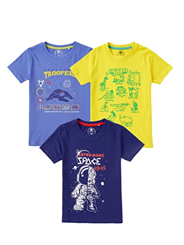 Image of CuB McPAWS be curious Boy's Graphic Regular Fit T-Shirt