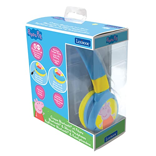 Image of LEXiBOOK, Peppa Pig Bluetooth Headphones, HPBT010PP