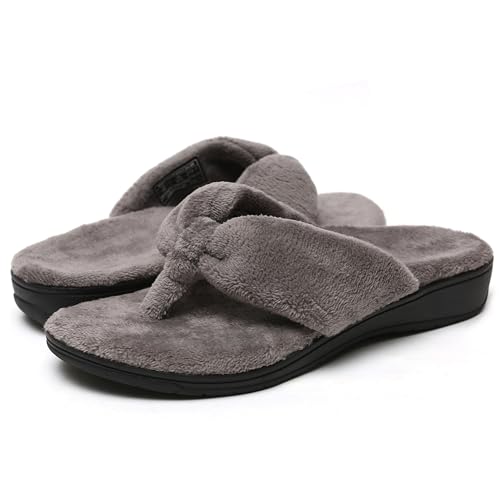Comfy Slippers for Women Indoor and Outdoor - Fluffy, Cute, and Fuzzy House Slippers for Women with Arch Support and Orthopedic Focus2