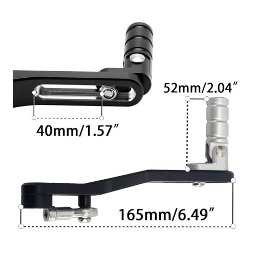 Sélecteur de vitesse pliable haut de gamme en aluminium CNC pour XSR700 MT07 - 7