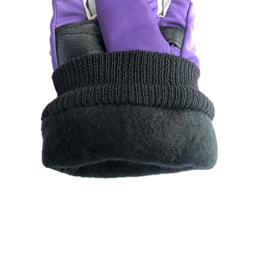POLG Luvas infantis de inverno para esqui e neve, impermeáveis, luvas para snowboard, meninos e meni