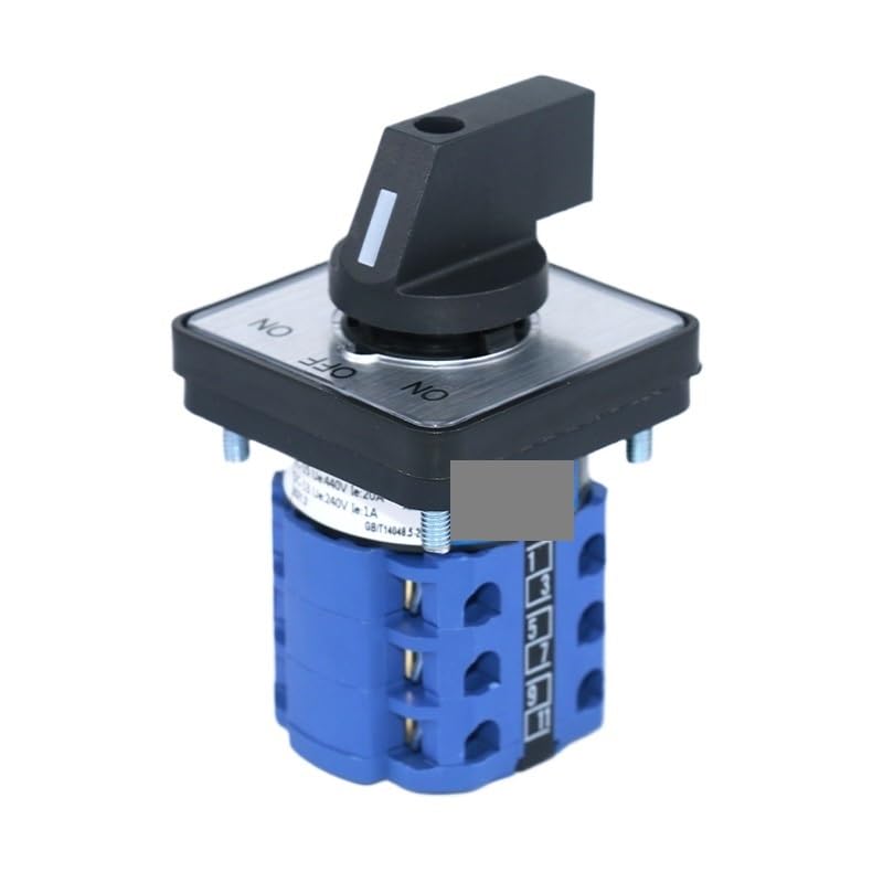 Lw26 125A 3sections 1-0-2 Szw26 Cam Switch Changeover Rotary Switch -  Rotary Switch and Cam Switch SZW26/LW26-20 3NO3NC ON OFF ON 3 Gears Dual Power Switching Change