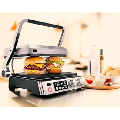 Braun MultiGrill 7 Contact Grill CG 7044 aus Edelstahl | Grillplatte und Waffeln | Dosierbecher | Leistung 2000 Watt | abnehmbare Teile waschbar – Bild 7
