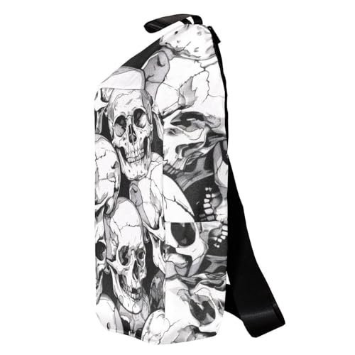 Mochila gótica calaveras muertas para evitar dolor de espalda 3