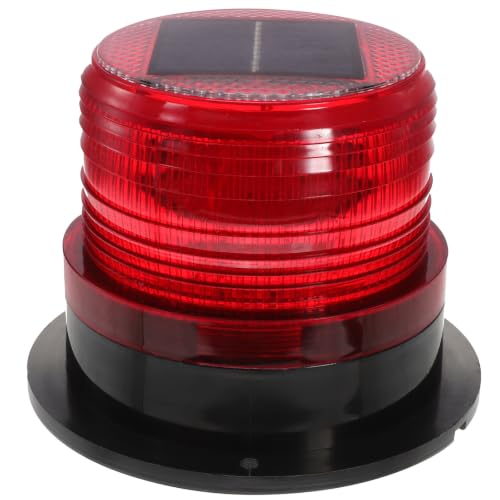 Luz estroboscópica solar de advertencia LED brillante en ABS y metal para techos
