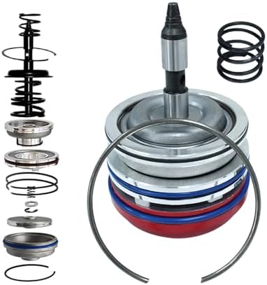 700 700R4 4L60 E 4L65 4L70 Bonded Rubber Steel Piston Kit With Spring - Foto 5