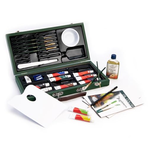 Royal and Langnickel Oil Color Painting Artist Set for Beginners (RSET-OIL3000) (RSET-OIL3000)