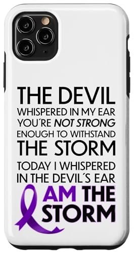 Pancreatic Cancer Warriors I Am The Storm And I Will Survive �X�}�z�P�[�X iPhone 11 Pro Max �p