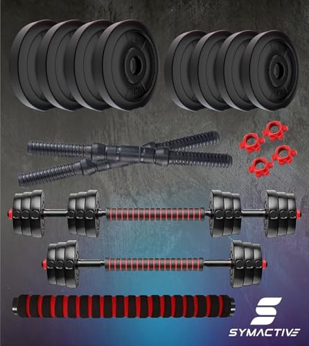 Amazon Symactive 20 Kg 3-in-1 Convertible Dumbbells - Image 3