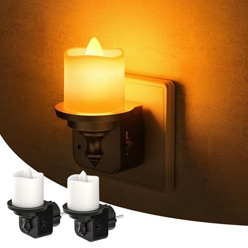 LOHAS-LED Luce notturna con sensore crepuscolare, luminosità regolabile 0 – 100 lm, luce notturna a LED, per camera da letto, cucina, bagno, corridoio, confezione da 2