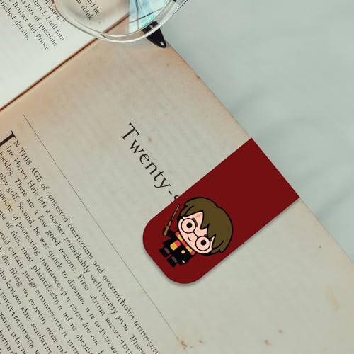 Image of Harry Potter Bookmarks Chibi - Set of 9 Magnetic Bookmarks | Best Gift for Readers, Book Enthusiast & Fans | Fridge Magnets (Harry Potter Chibi)