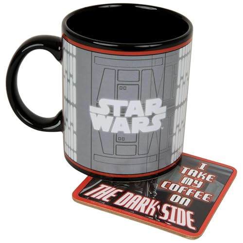 Taza de cerámica con posavasos ICUP Darth Vader miniatura 5