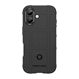 RUGGED SHIELD iPhone 用ケース 耐衝撃ケース TPU (ブラック, iPhone 17)