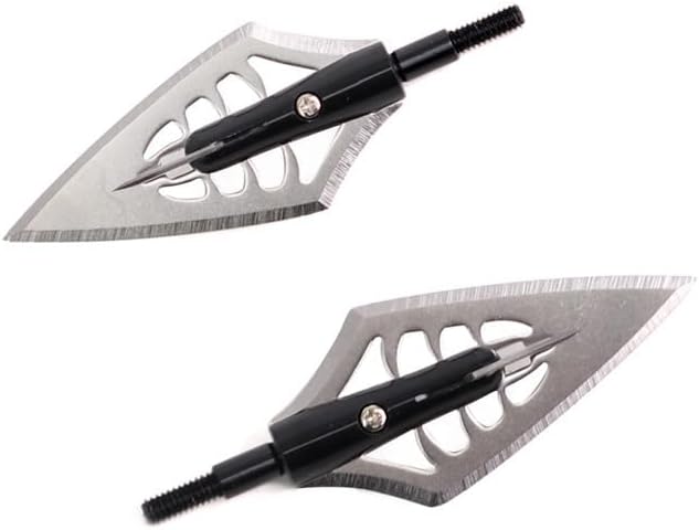 10pcs 150/170 Grain Archery Arrowhead Stainless Steel Broadhead Target Point Tips Hunting Bow Arrow Shooting Accessory