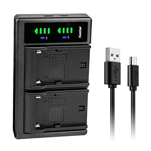 Image of Kastar NP-F750 / NP-F770 LTD2 USB Battery Charger Compatible with YongNuo YN900 II, YN1200 PRO, YN300 LED Pro, YN300-III LED Pro, YN600, YN600L II LED Video Light, YN900 LED Video Light