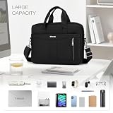 SPAHER Vintage Torba na Laptopa 14 Cala Męska Teczka Prawdziwej Skóry Briefcase Torba na Ramię Torba na Biznesowa Pracy Notebooka Robocza Listonoszka Crossbody Wodoodporna