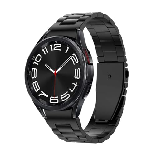 Pulseira Click Metal 3 Elos LTimports, compativel com Galaxy Watch 6 - Galaxy Watch 5 - Galaxy Watch