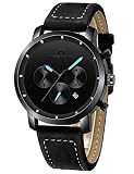 ★Acquista senza preoccupazioni★: 12 mesi di garanzia e 90 giorni di garanzia di rimborso completo. Un orologio di design è un accessorio essenziale per ogni uomo di successo. In caso di domande, non esitare a contattarci.