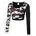 Produktbild Secret night Sommer Damen Fitness Sportswear Yoga Kleidung Sport Lauftraining Jacke Eng Anliegende Schnell Trocknende Tarnung Langarm,02,S