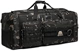 BlesMaller Borsa da Viaggio, 130L, Grande Borsa Sportiva, pieghevole, per Sauna, da Uomo e da Donna, per Sport, Weekender (Mimetico)