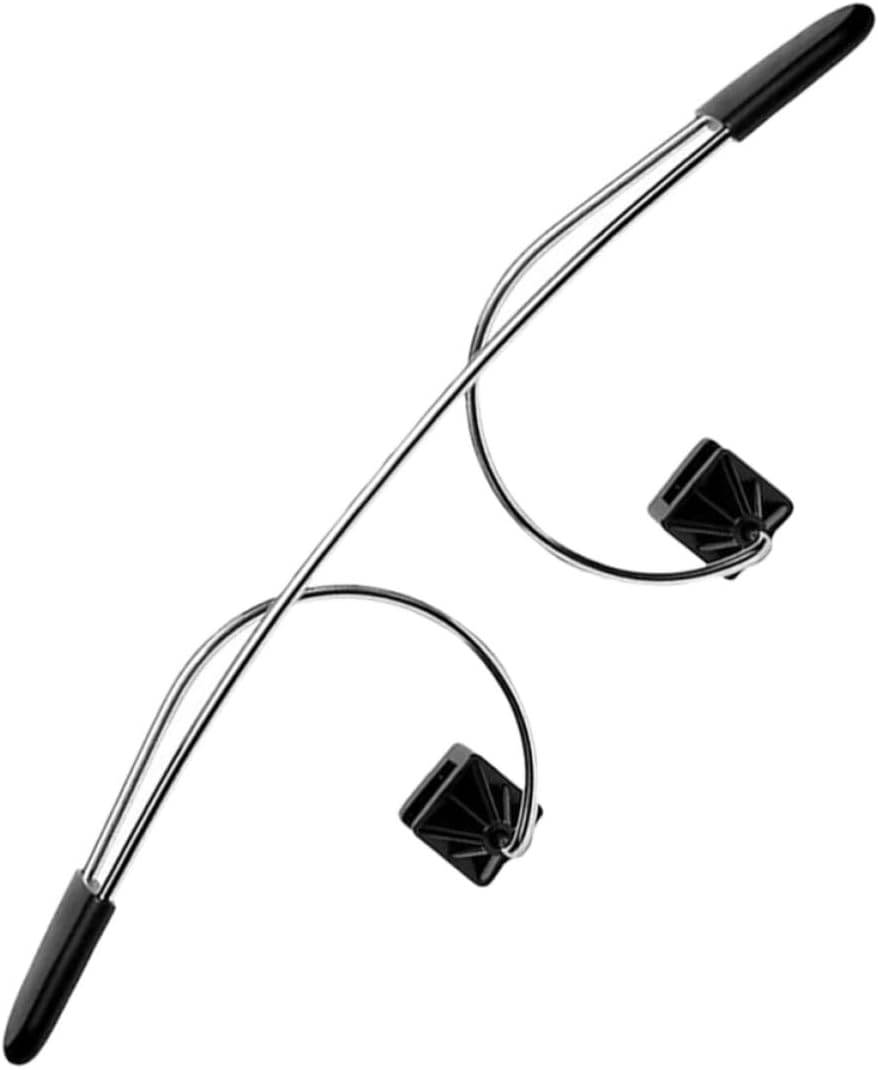 GALPADA Vehicle Clothes Hanger for Back Seat, Silver ABS Organizer