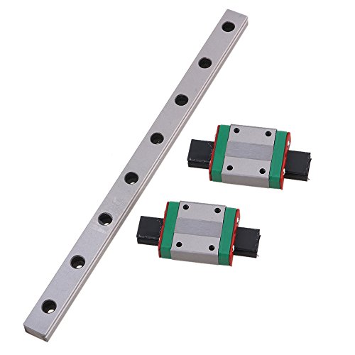 MGN12 200mm Linear Sliding Guideway Rail with Bearing Steel Mini Rail Block Precision