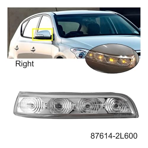 Luz indicadora de espejo para Hyundai i30 2009-2012 intermitente lateral de coche 2