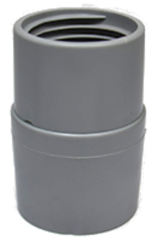 Mr. Nozzle Vacuum Hose Coupling #39, Fits Hose 1-1/2" Inside Diameter, Gray