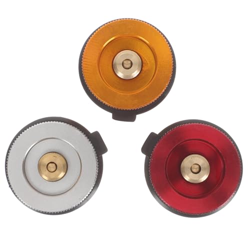 HAKIDZEL 3Pcs Propane Tank Converter Professional Gas Adapter for Camp Stove Compact Conversion Head for Outdoor and Cooking for Camping and Hiking Activities