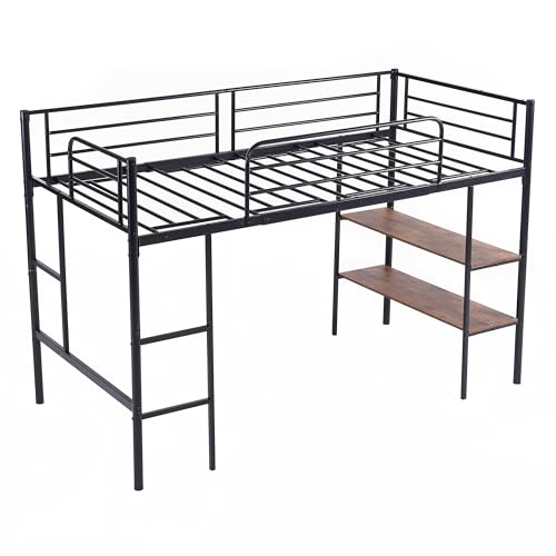 �z���C�g���t�g�x�b�h �X�`�[���`���[�u�x�b�h �V���O���x�b�h ���[�I�t�� H135cm W107cm L203cm ���[���t�g�x�b�h ��]���ؐ����[�I �k���X�^�C�� �������Ȏq������ �X�`�[�����h�U�x�b�h (Black)