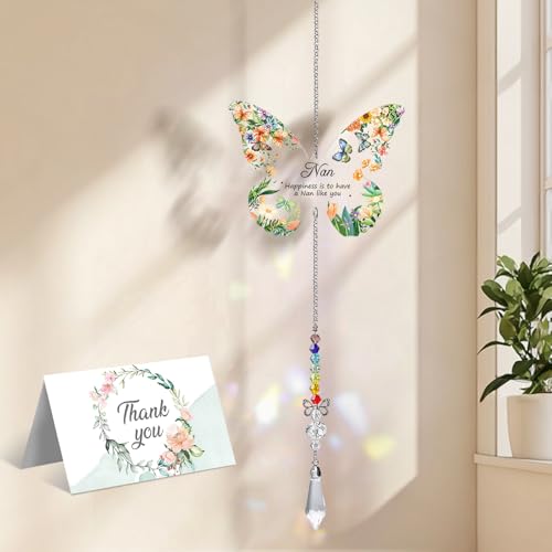 Birthday Gifts for Nan Crystal Suncatcher Nan Gifts Ideal Mother GiftsPresents for Nan on Mothers Day Valentines Christmas