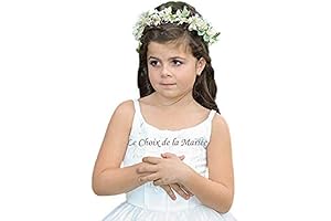 "HANDMADE" Flower Girl Fascinator: A Timeless Ivory Halo of Enchantment