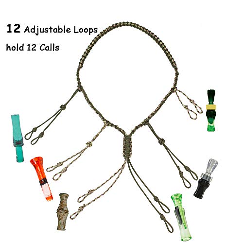 Duck Call Lanyard Hunting Goose Calls With Adjustable Loops Outdoor Predator Gear For Pheasant Waterfowl Hand Braided Necklace #TOP3