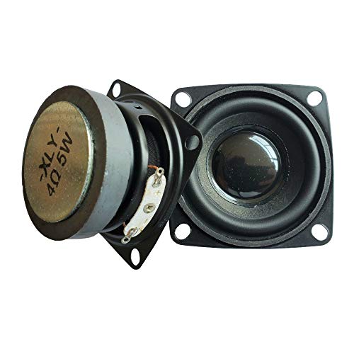 ANCNA Mini Altavoces de Audio de 2 Pulgadas, 2 uds., 52MM, 4Ohm, 5W, estéreo, portátil, de Gama Completa, Unidad de Altavoz para bocina de Altavoz de Cine en casa
