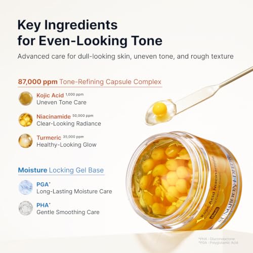 Image of SUNGBOON EDITOR Kojic Acid Capsule Cream, Turmeric, Brightening, 1.69 fl.oz
